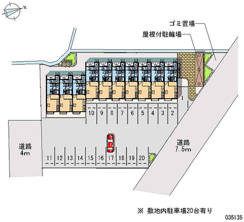 35135 Monthly parking lot