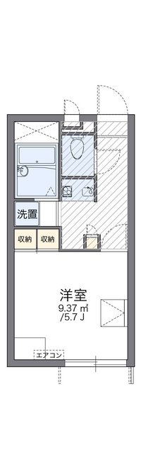 レオパレス西蔵前２ 間取り図