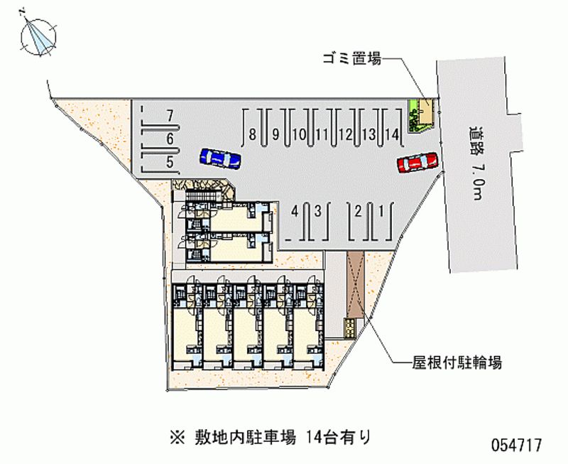 54717月租停车场