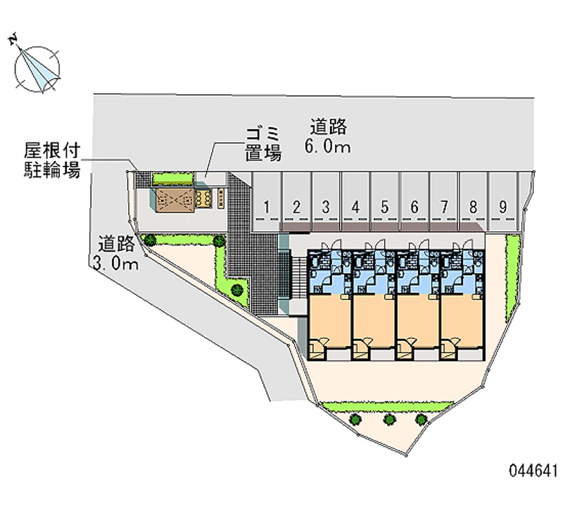 レオネクストメール西門 月極駐車場