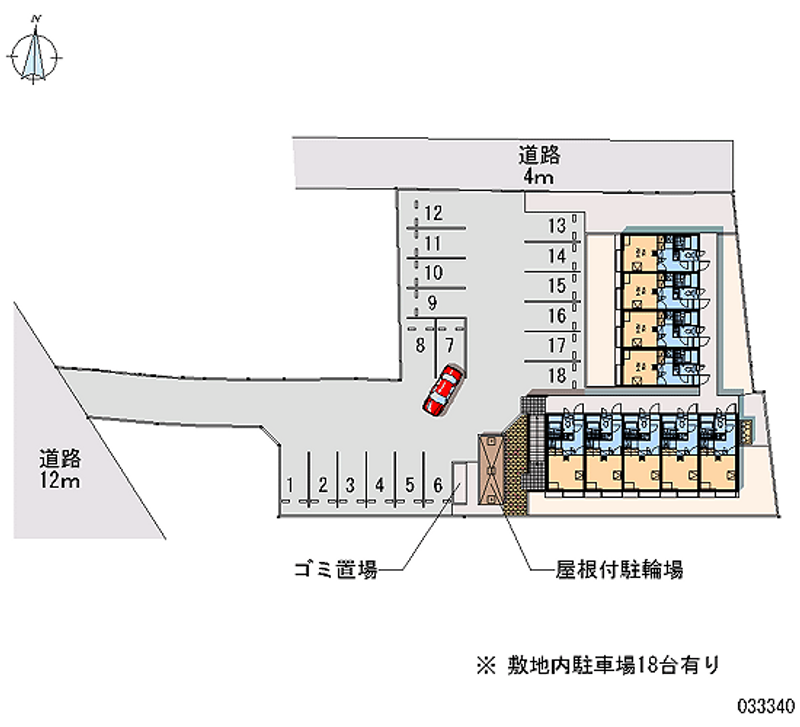 33340 Monthly parking lot