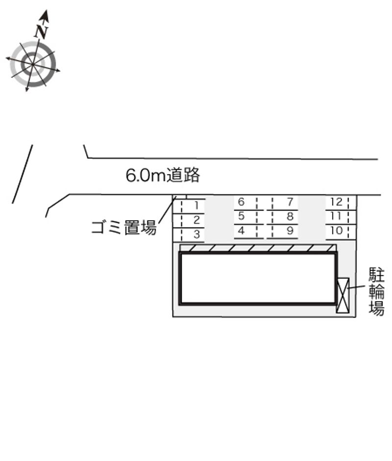 レオパレスシャルマンドミール 配置図