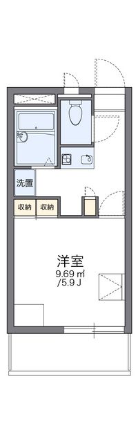 レオパレスセゾンコート 間取り図