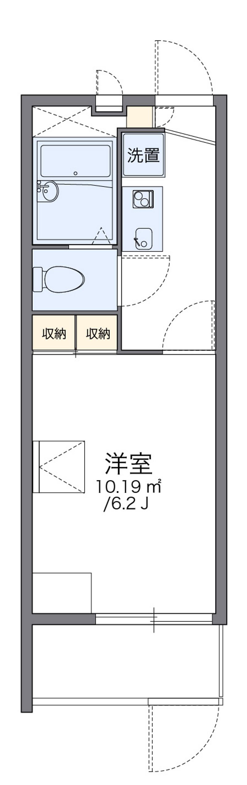 レオパレスＤｒｅａｍＳｅｅｄⅠ 間取図