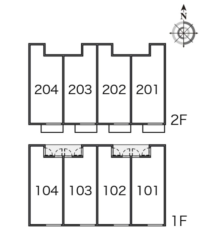 クレイノＫｏＫｏ 間取配置図