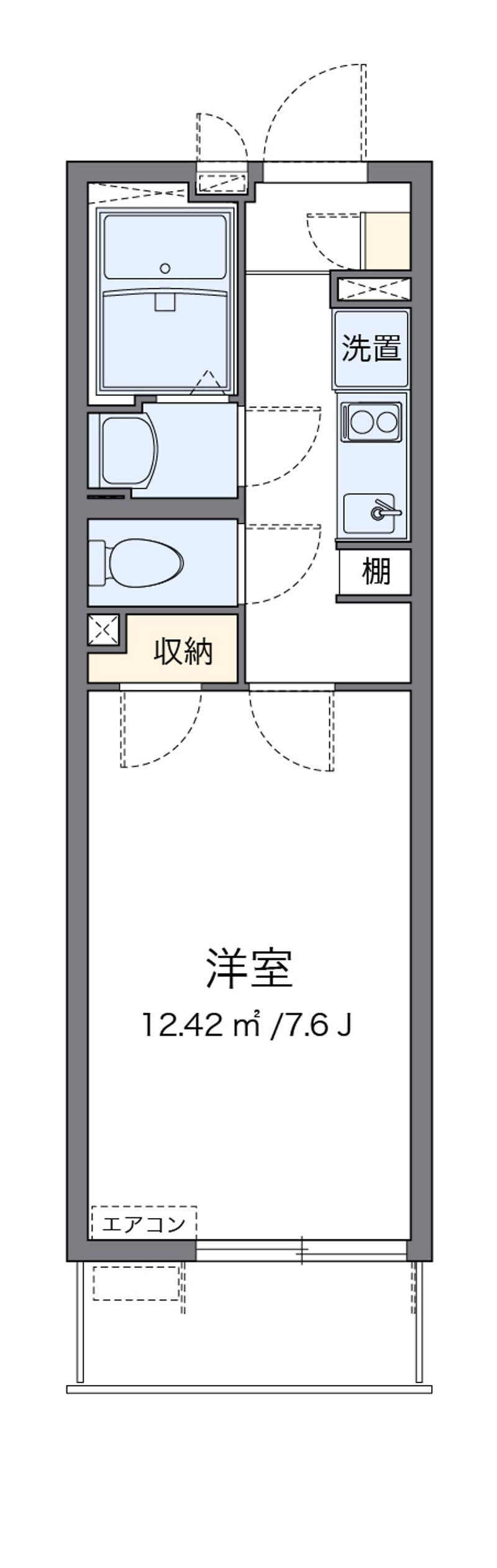 クレイノウィステリア 間取図