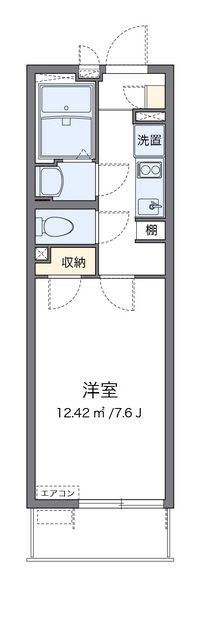 クレイノウィステリア 間取り図