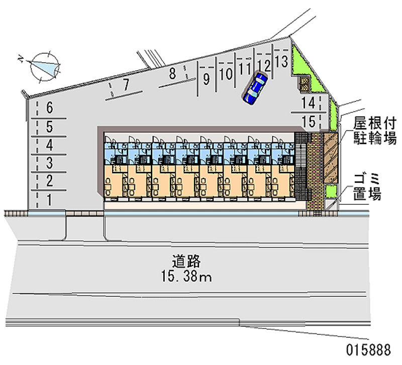 レオパレスル・ヴィラージュ 月極駐車場