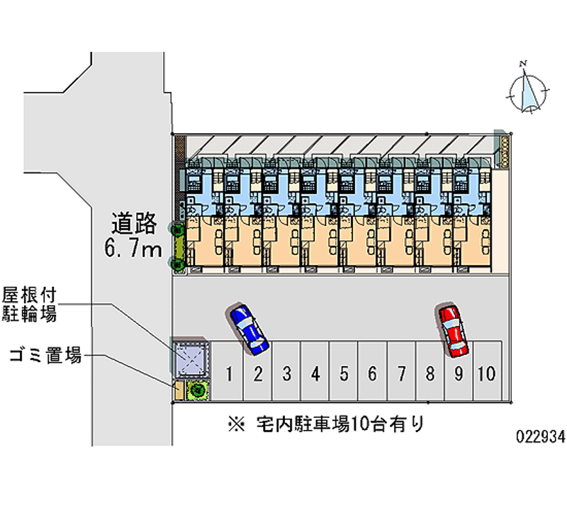 22934 Monthly parking lot