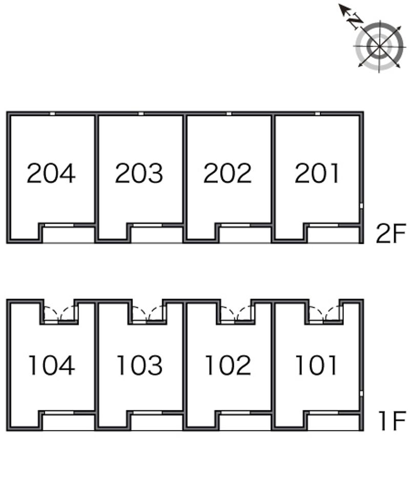 レオネクスト高サカエメゾン 間取配置図