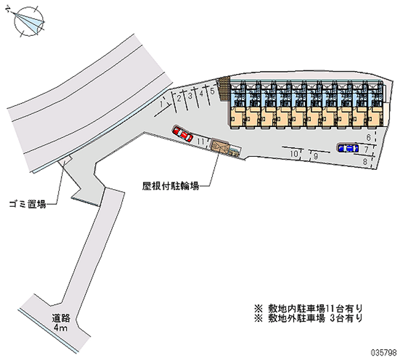 レオパレス亀山 共用部分