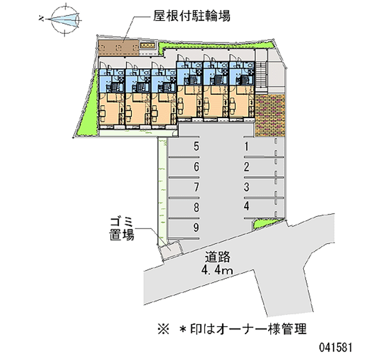 レオパレス室堂 月極駐車場