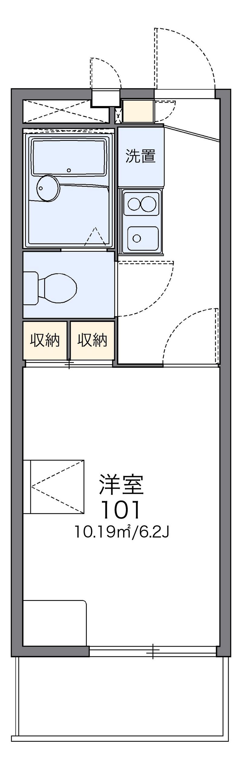 レオパレスＭＡＲＵＫＡ 間取図
