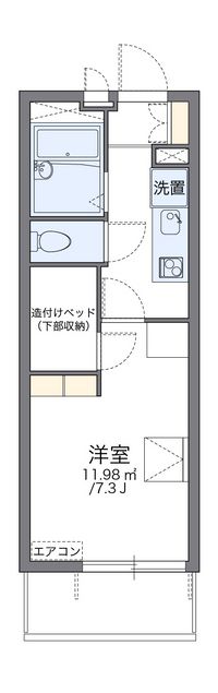 レオパレスオトワ 間取り図