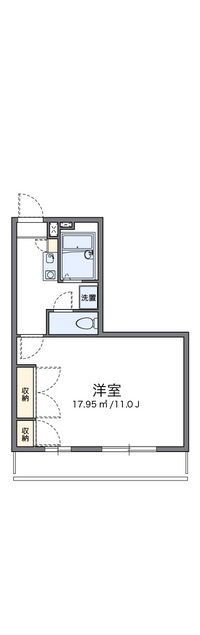 レオパレス前原 間取り図