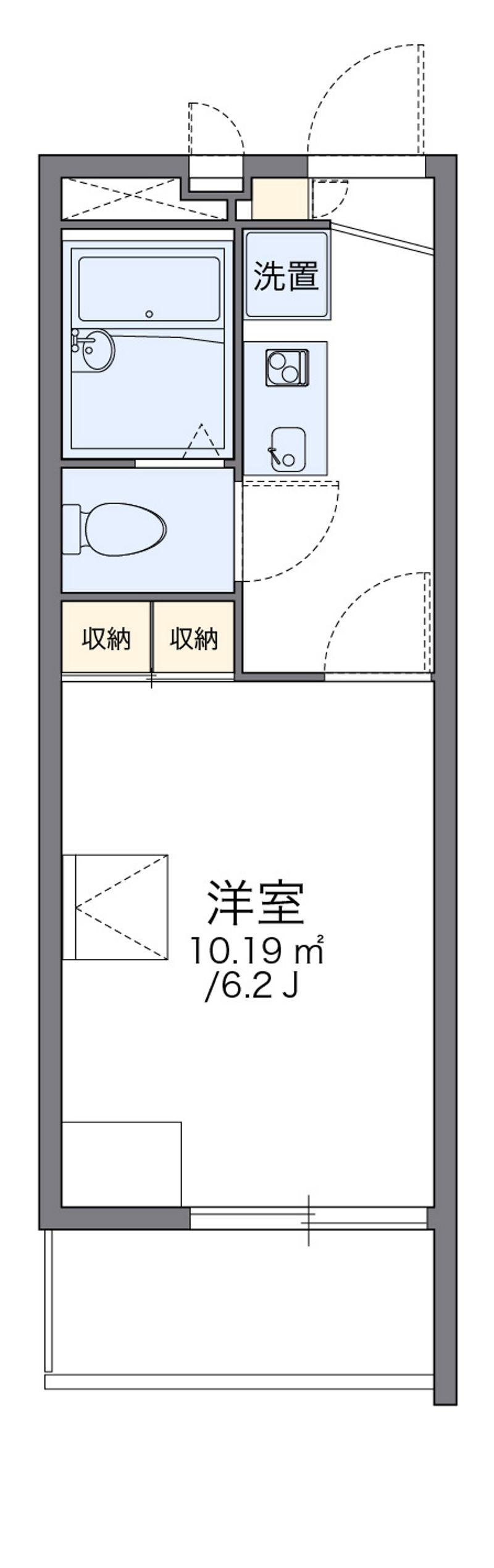 レオパレスＭＳ 間取図