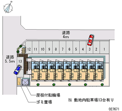 27671 Monthly parking lot