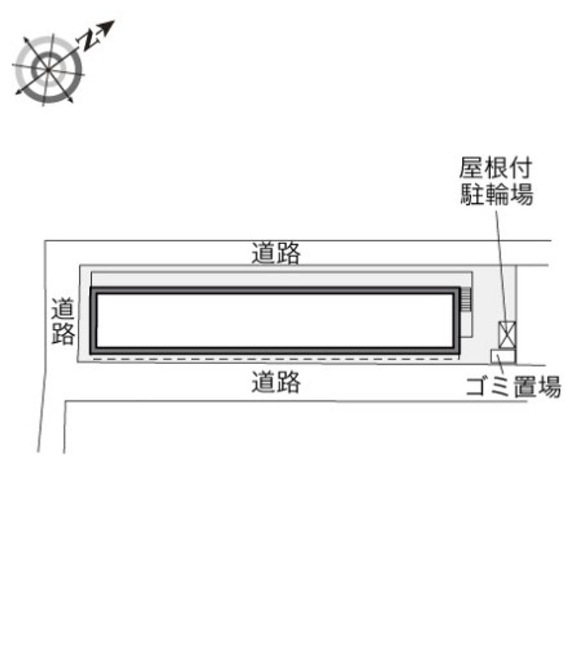 レオパレスルリームⅡ 駐車場