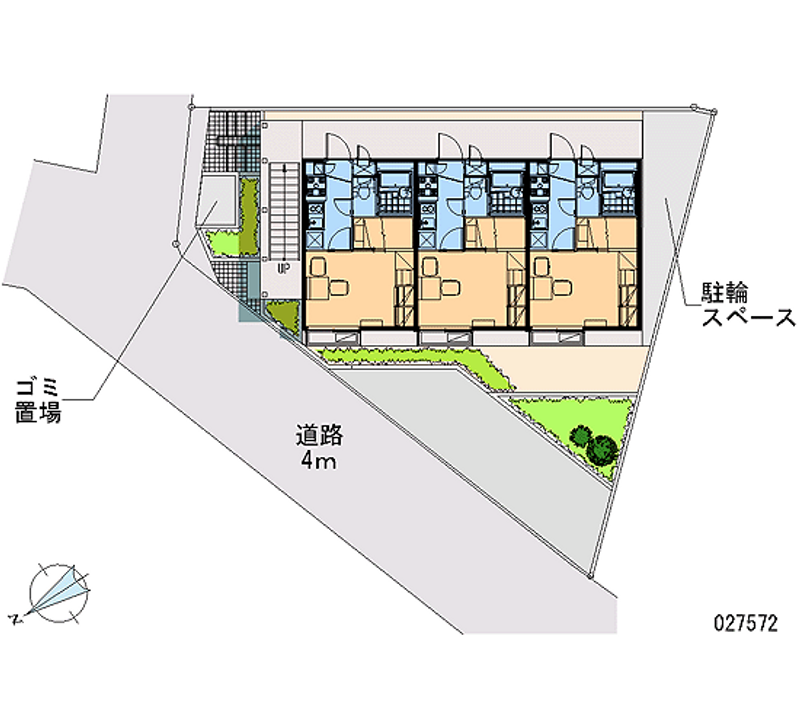 レオパレスさくら 区画図