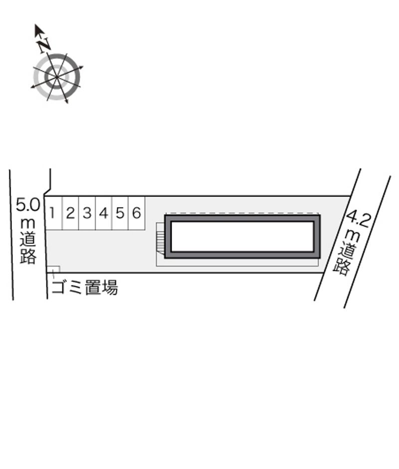 レオパレス久参 配置図