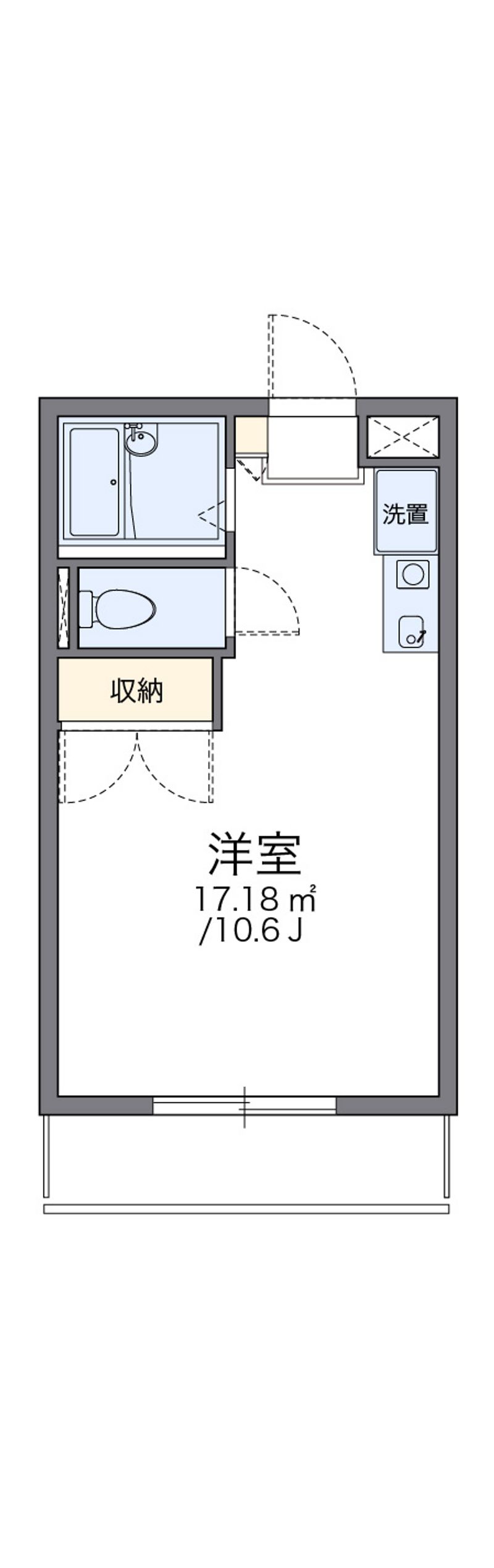 レオパレスウイング近藤 間取図