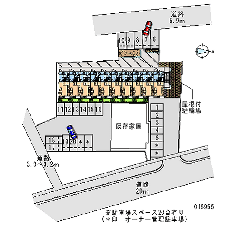 15955 Monthly parking lot