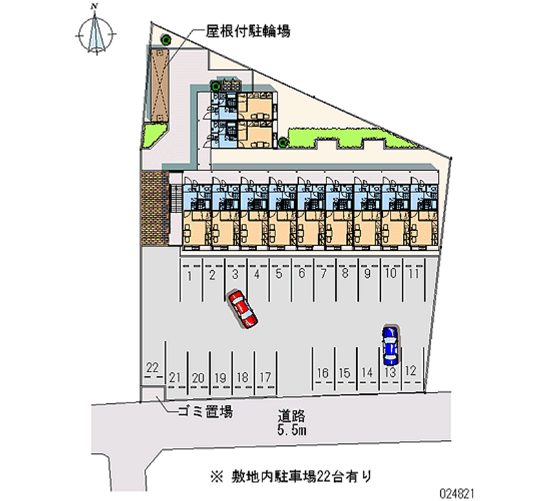 レオパレスアムール鯛浜 月極駐車場