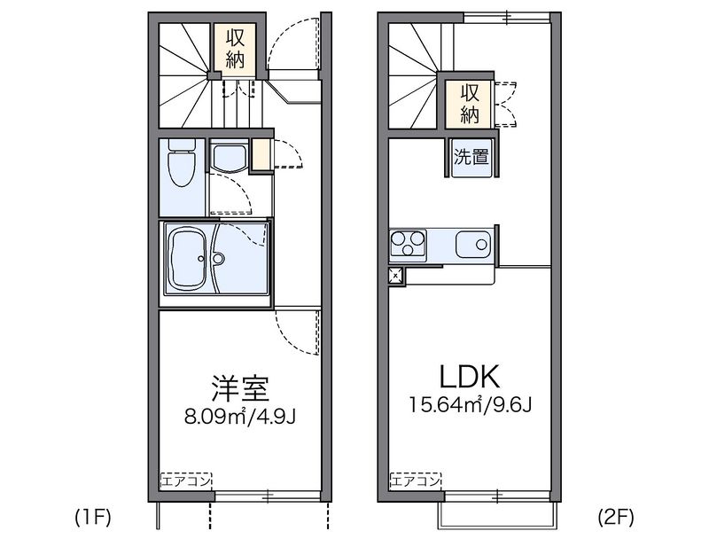 レオネクストＡＢＥ 間取図