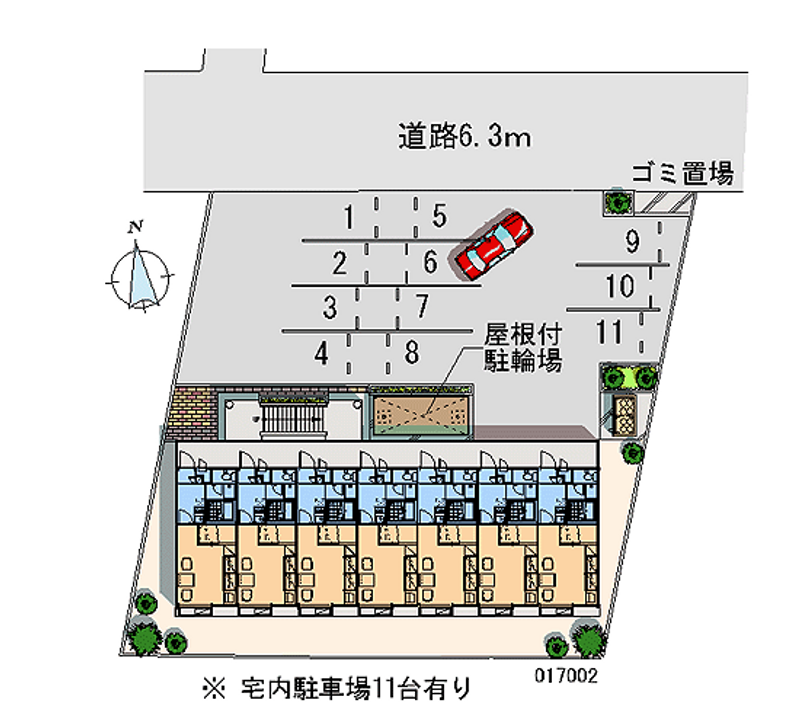 17002月租停车场