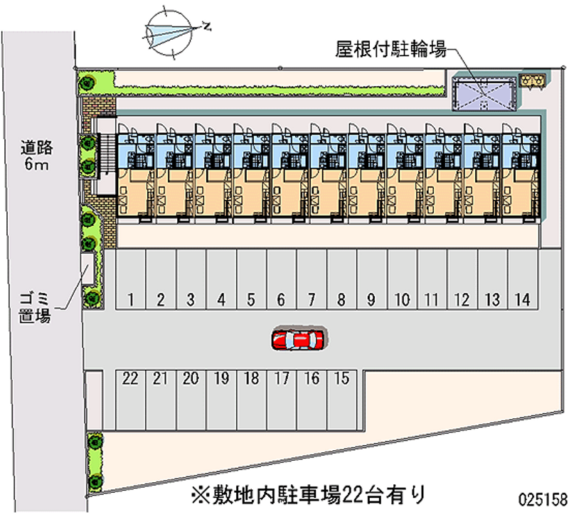 レオパレスＲＩ　ＺＵ　ＭＵ 月極駐車場