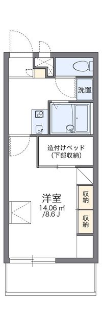 レオパレスコンフォール大垣 間取り図