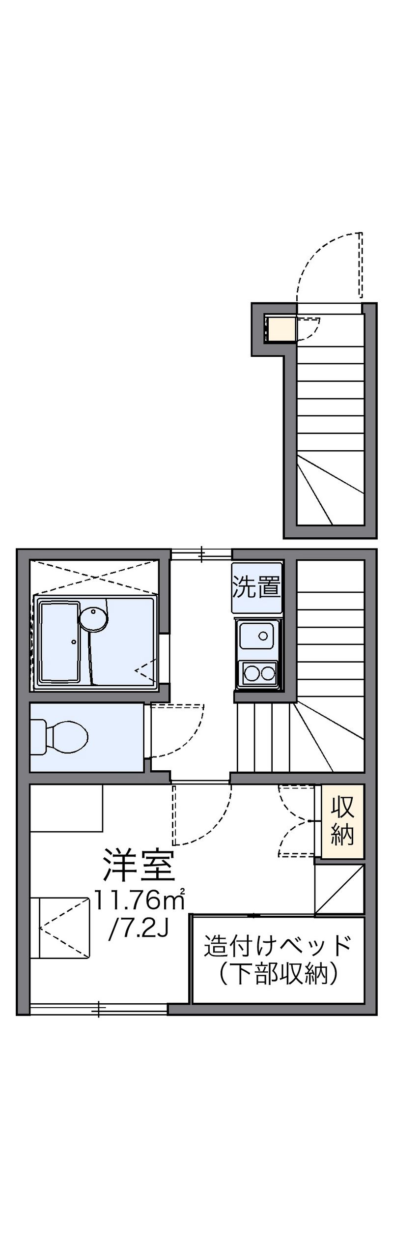 レオパレスコンフォート 間取図
