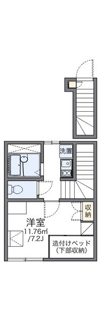 レオパレスコンフォート 間取り図