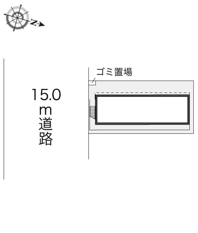 レオパレスメゾン　ドゥ　トロン 配置図