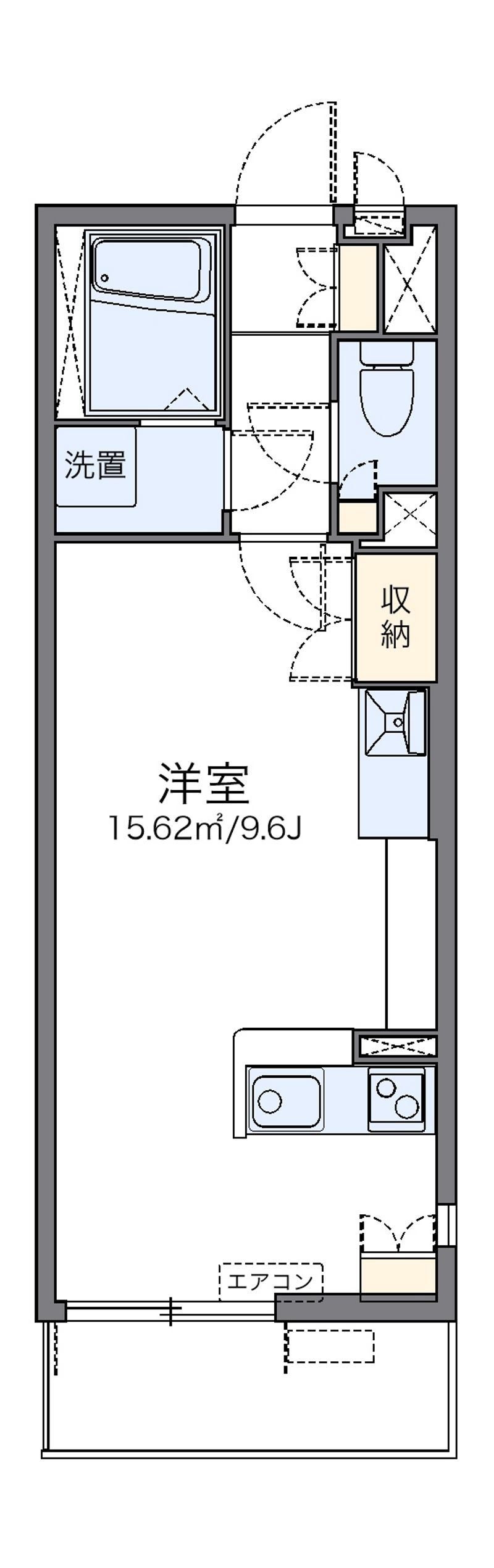 レオネクストヴィラージュ榴岡 間取図