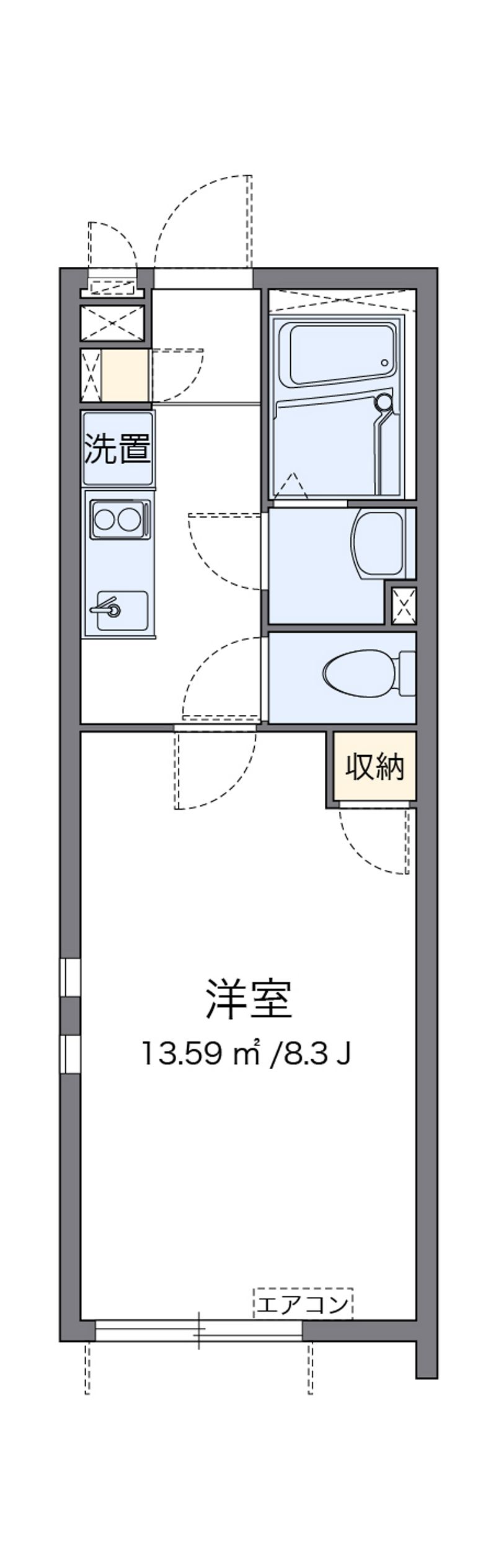 クレイノポートハイムⅡ 間取図