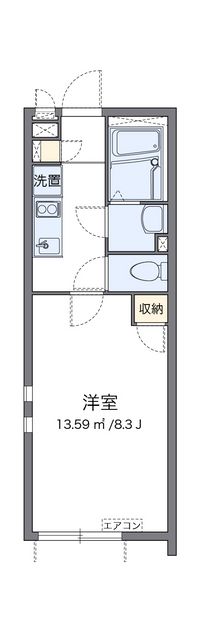 クレイノポートハイムⅡ 間取り図