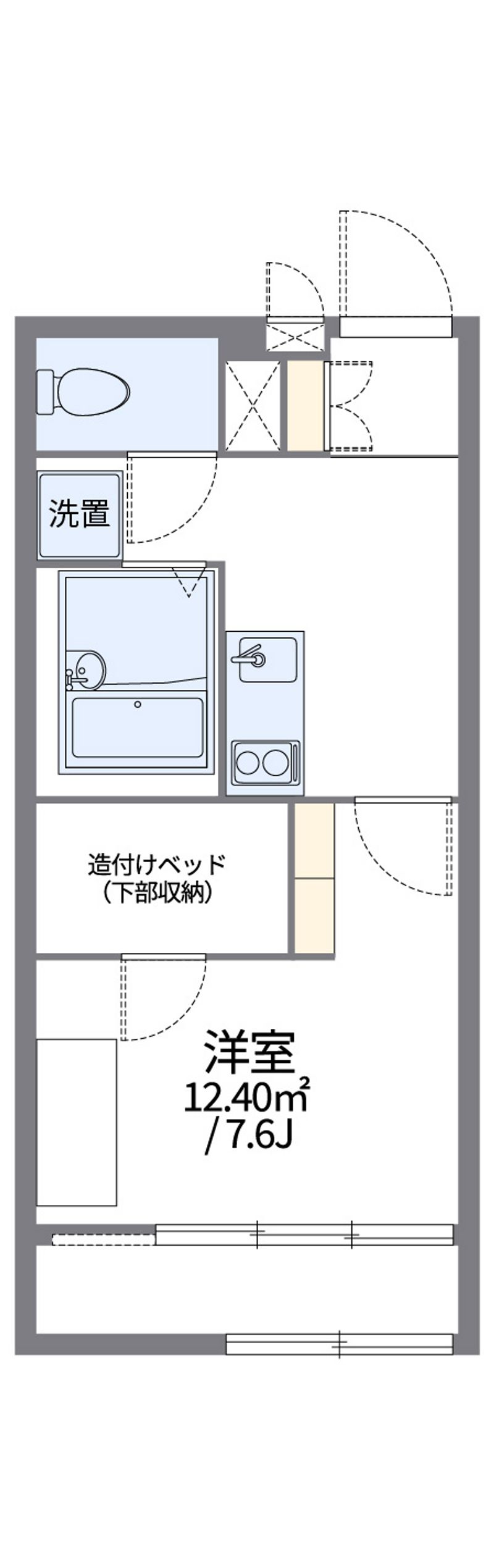 レオパレスユートピア白岡 間取図