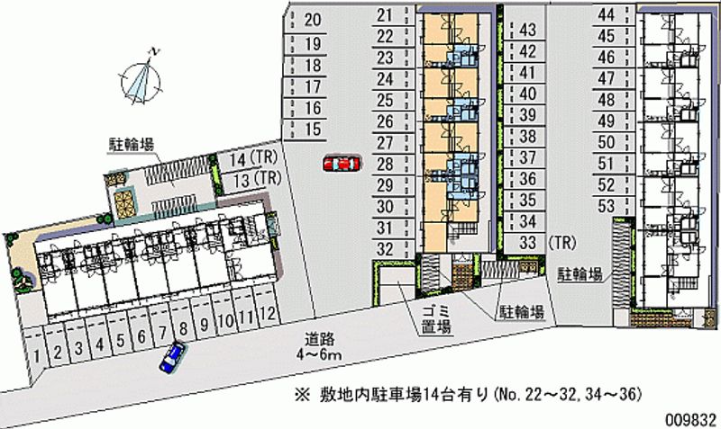 レオパレスＯＺ−２ 月極駐車場