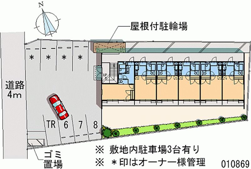 レオパレスヴェール 月極駐車場