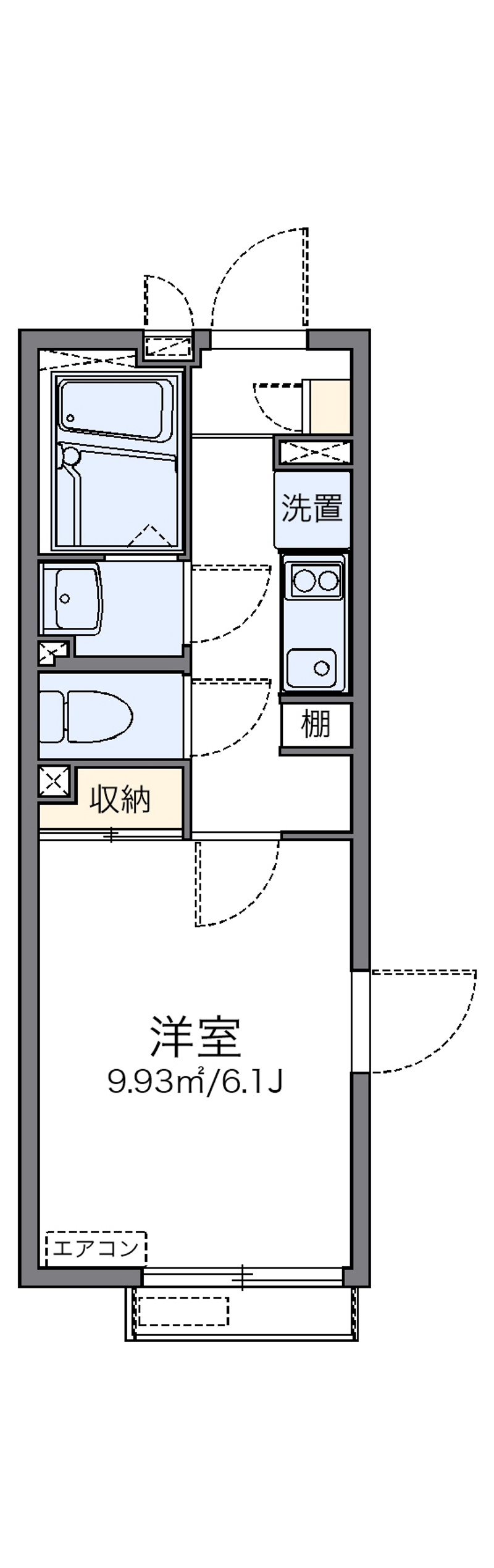 LEONEXT Green Shimo Shakuji 户型图