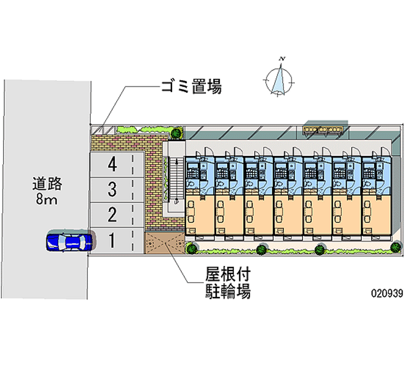 レオパレススマイリー 区画図