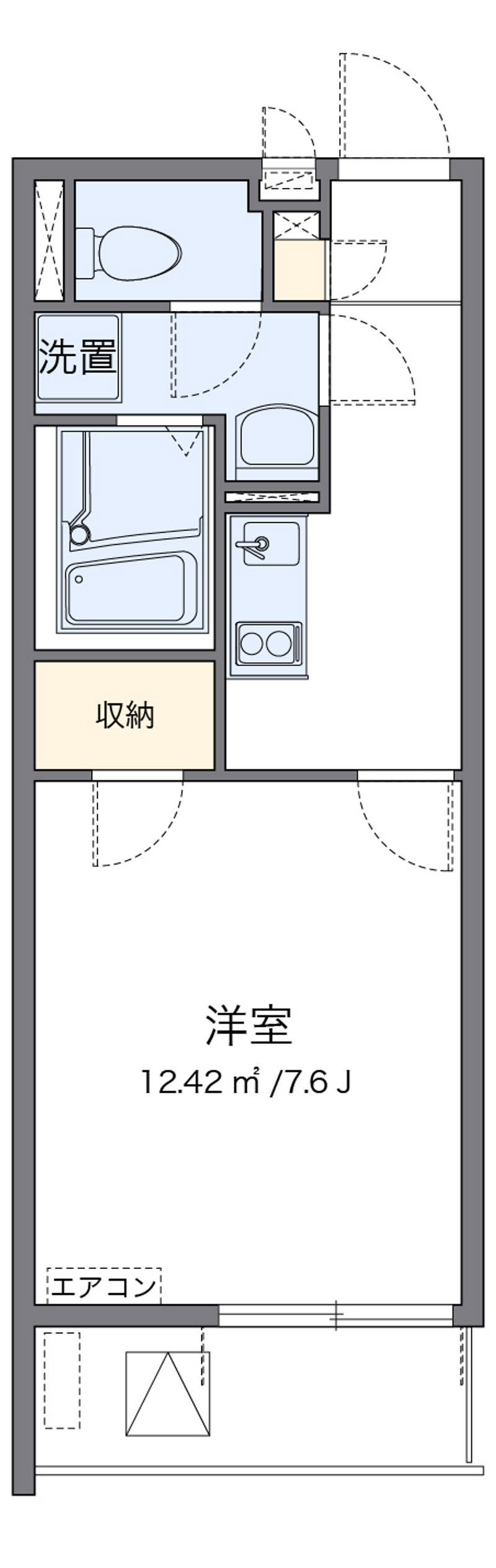 クレイノＭＯＯＮⅠ 間取り