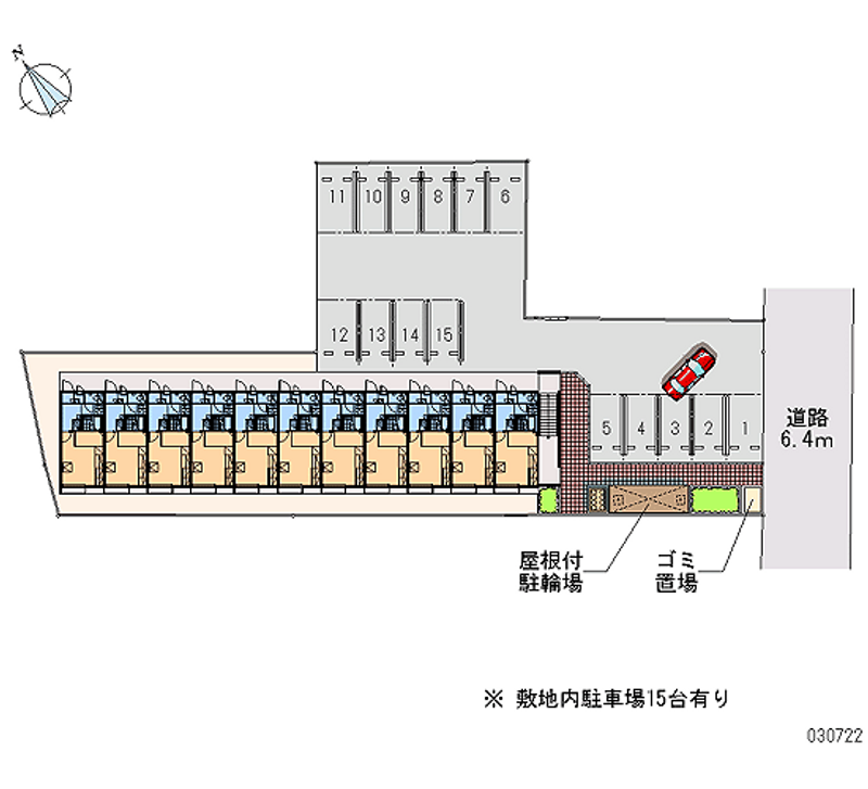 レオパレス南光 月極駐車場