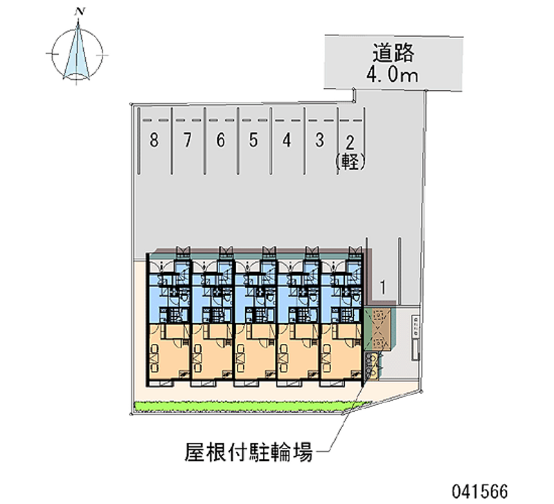 レオネクストながみね 月極駐車場