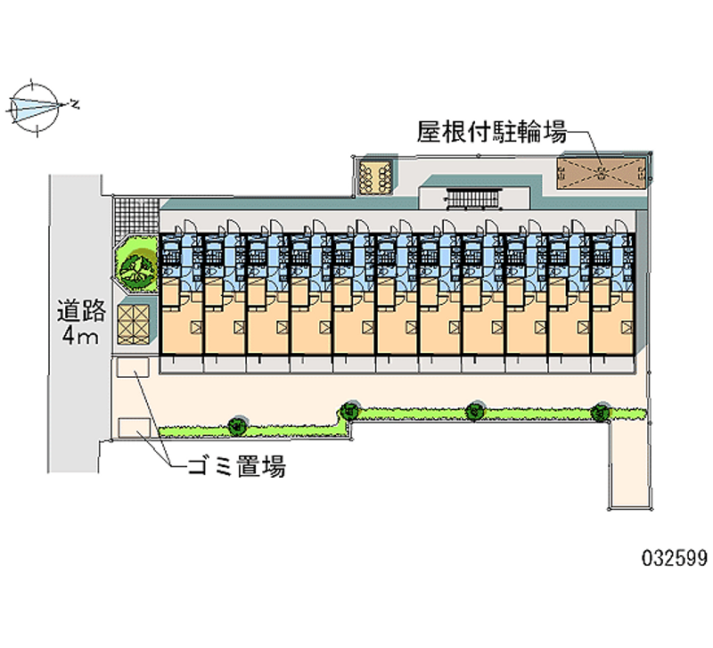 レオパレス空とぶジュウタン 区画図