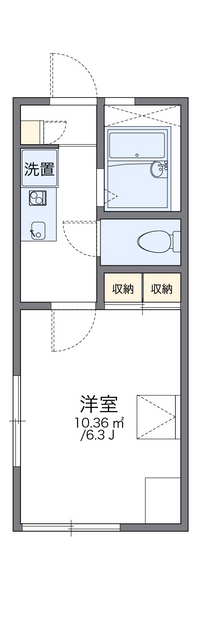 レオパレス華みずきⅡ 間取り図