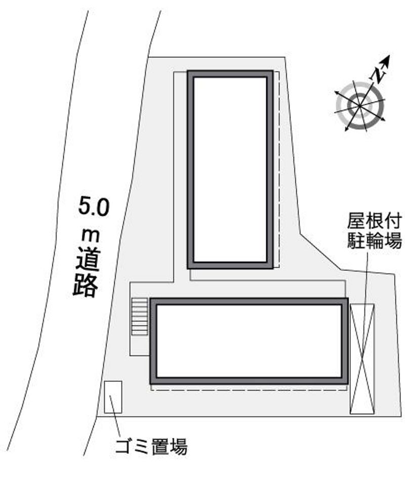 レオパレスエイザ 配置図
