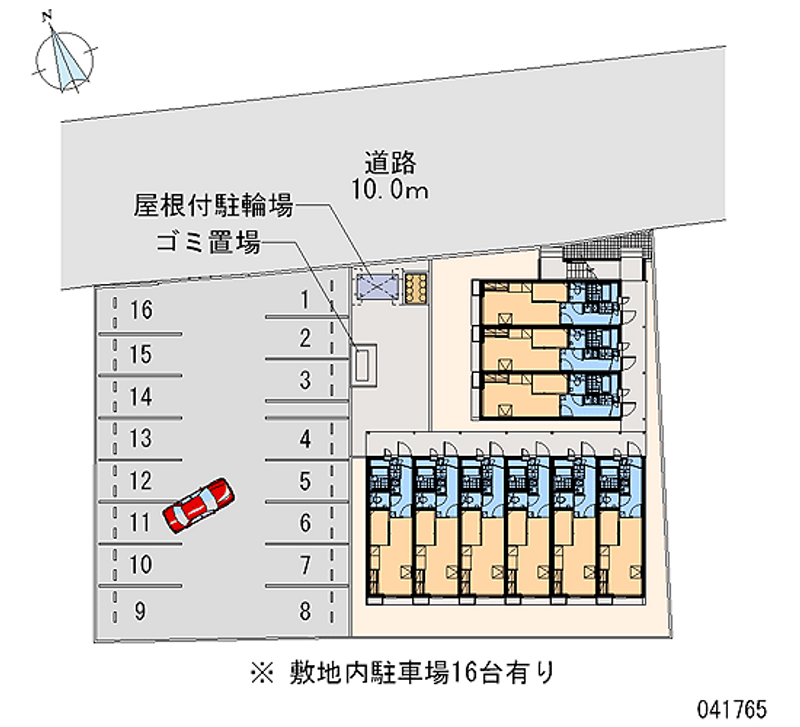 41765 bãi đậu xe hàng tháng