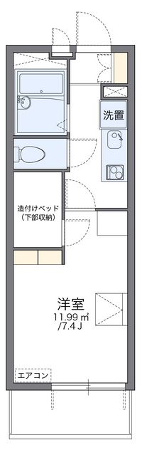 レオパレス幸一 間取り図